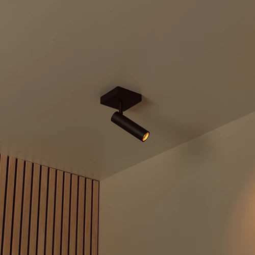 Lucide GRADO - Spot plafond - 1xGU10 (MR11) - Noir - ambiance 1